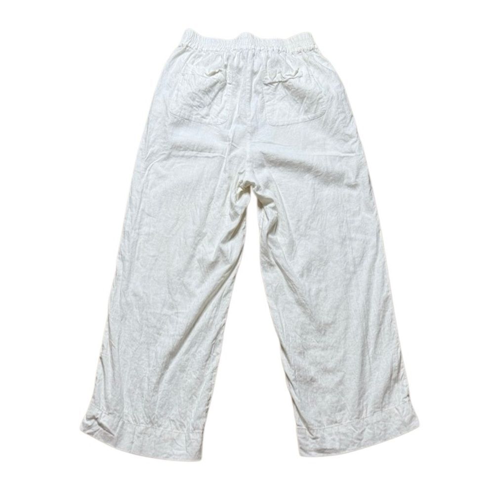 Universal Standard Iris Linen Easy Pull-On Pants White 2xs — image 4 of 8